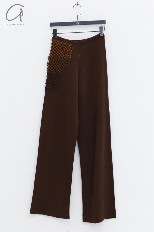 ISA BOULDER POUCH WIDE LEG PANTS IB-WPN95-SOIL